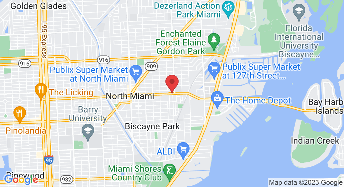 1175 NE 125th St, North Miami, FL 33161, USA