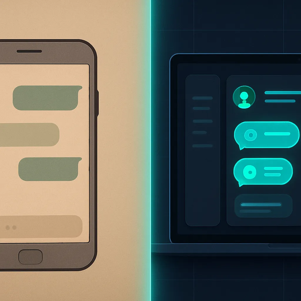 WhatsApp Business App vs RevMax AI WhatsApp Automation comparison for Chennai businesses 2026