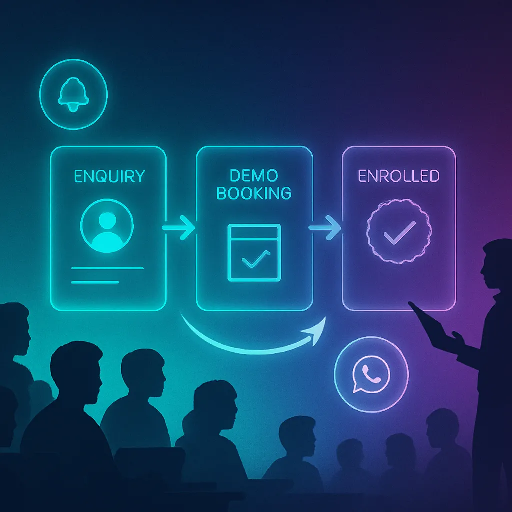 Best CRM for Coaching Institutes in Tamil Nadu 2026 - Student Enquiry Management and WhatsApp Automation