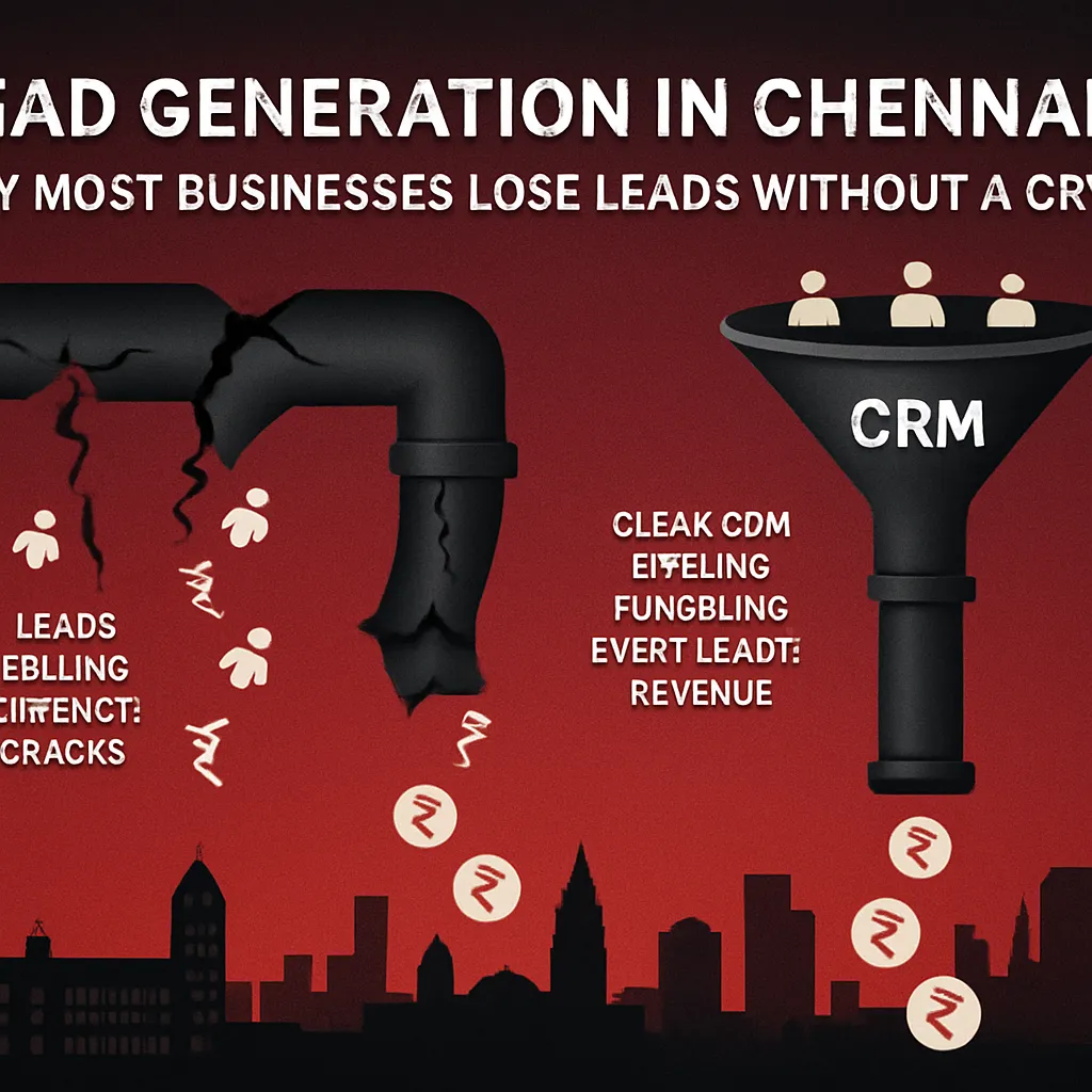Lead generation in Chennai - why businesses lose leads without a CRM and how RevMax AI fixes it