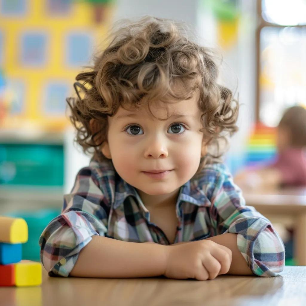 toddler in preschool