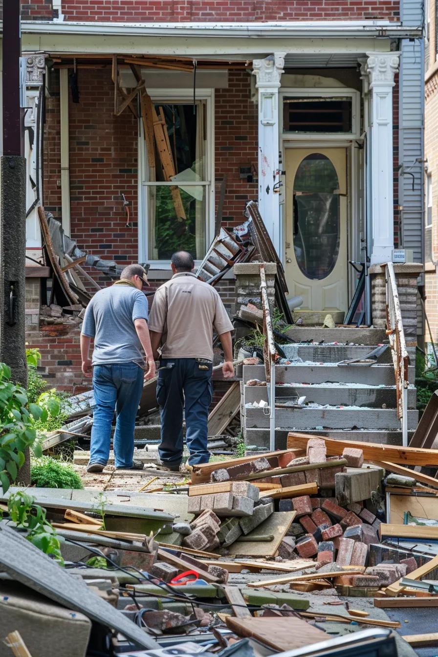 Public adjuster helping a Philadelphia homeowner with property damage recovery