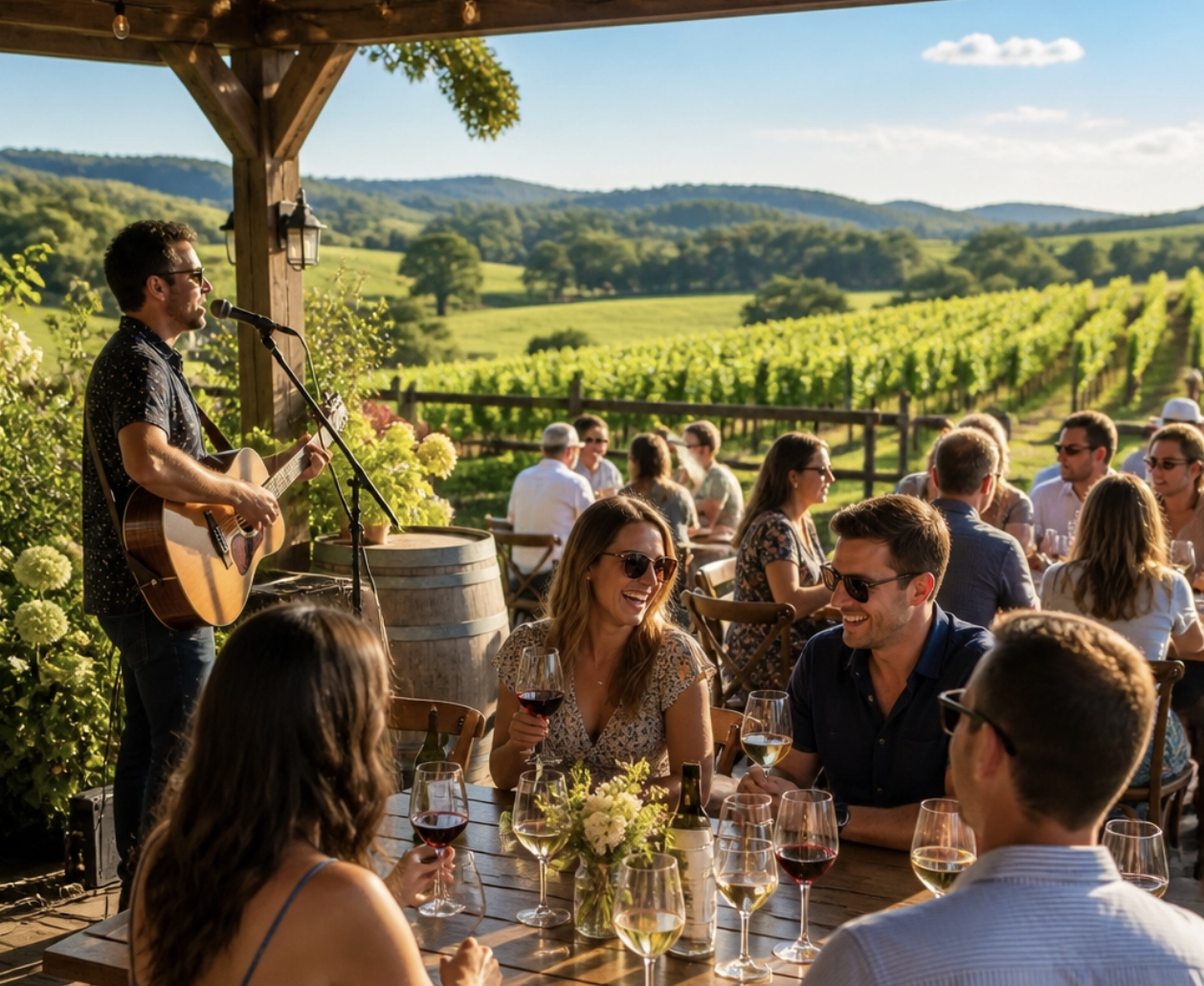 9 Best NoVA Wineries & Breweries with Live Music