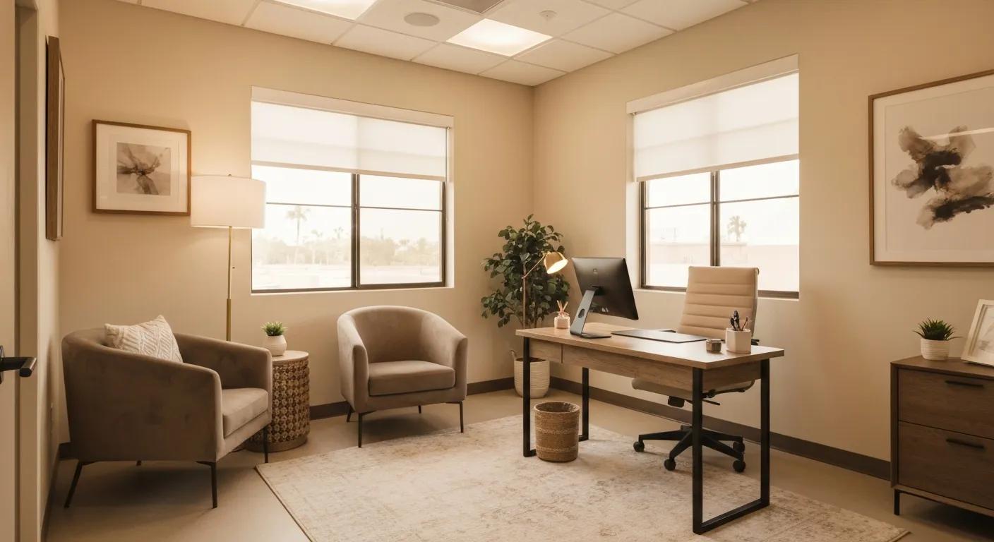 Comfortable therapy office — individual therapy in Chino Hills