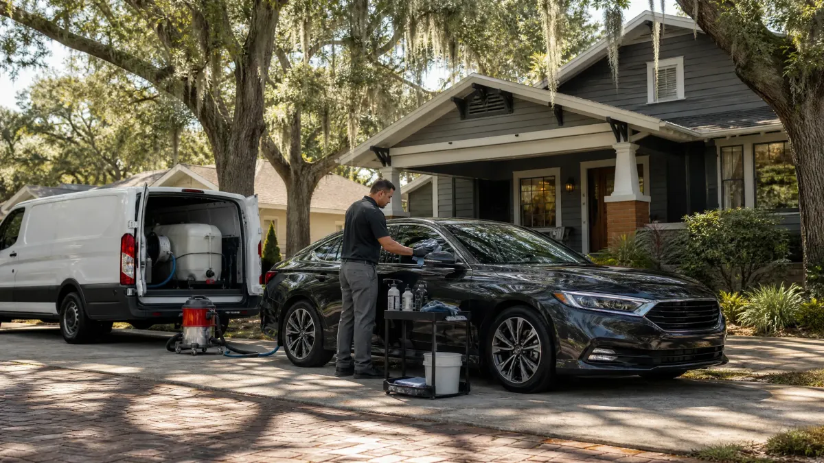 Mobile Ceramic Coating and Detailing in South Tampa