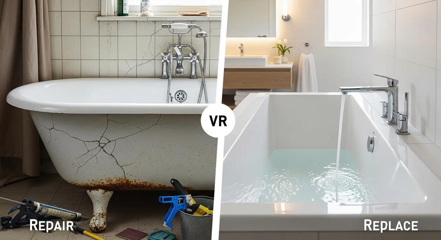 Repair or Replace Your Bathtub?