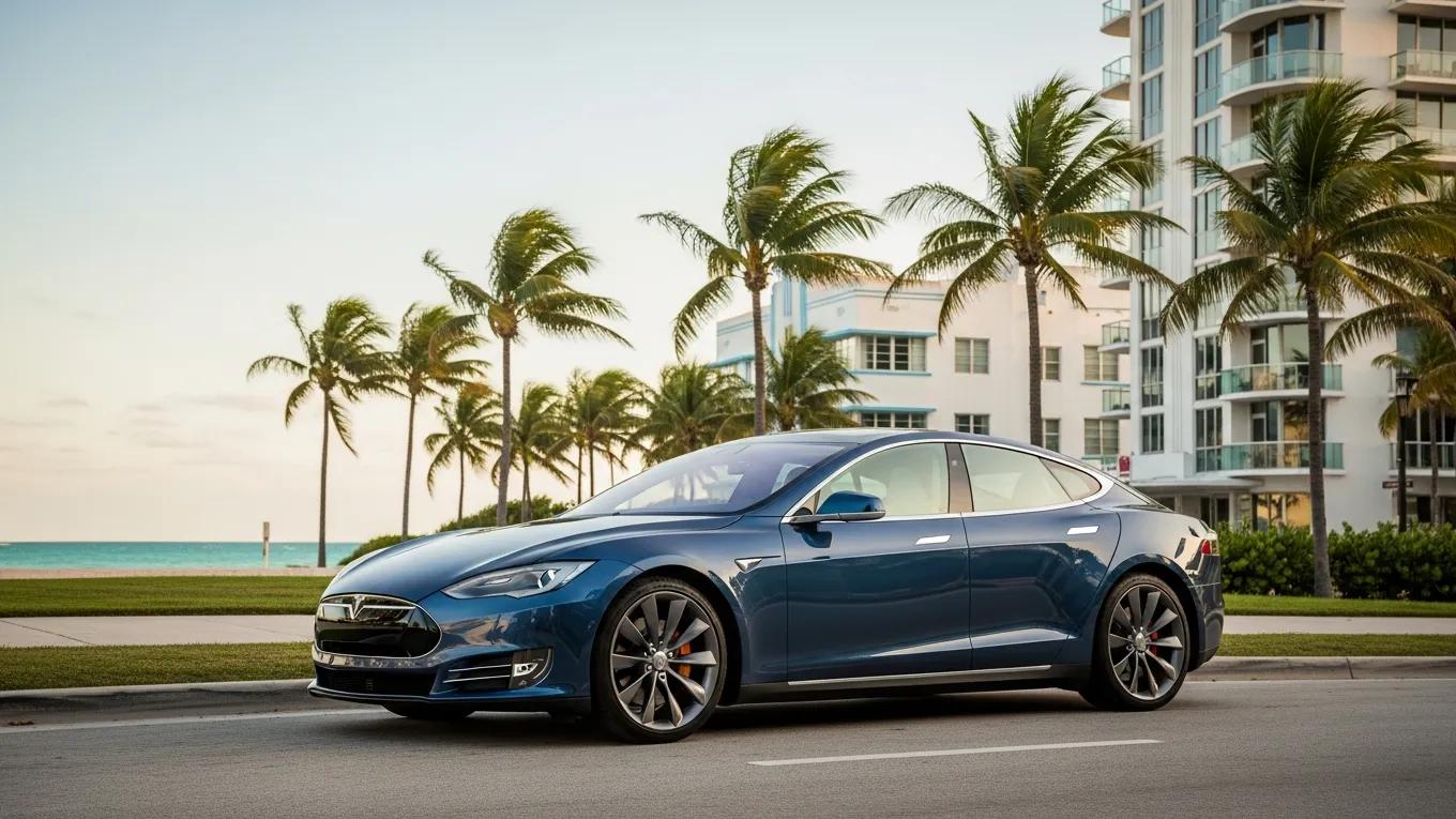Luxury Tesla Rentals in Miami