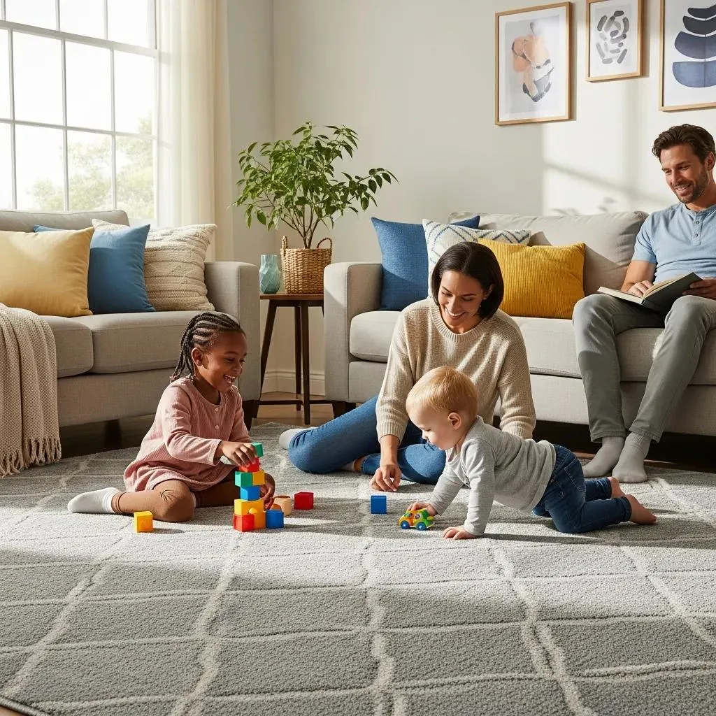 Carpets for Busy Homes: Durable, Stain-Resistant, and Easy to Clean