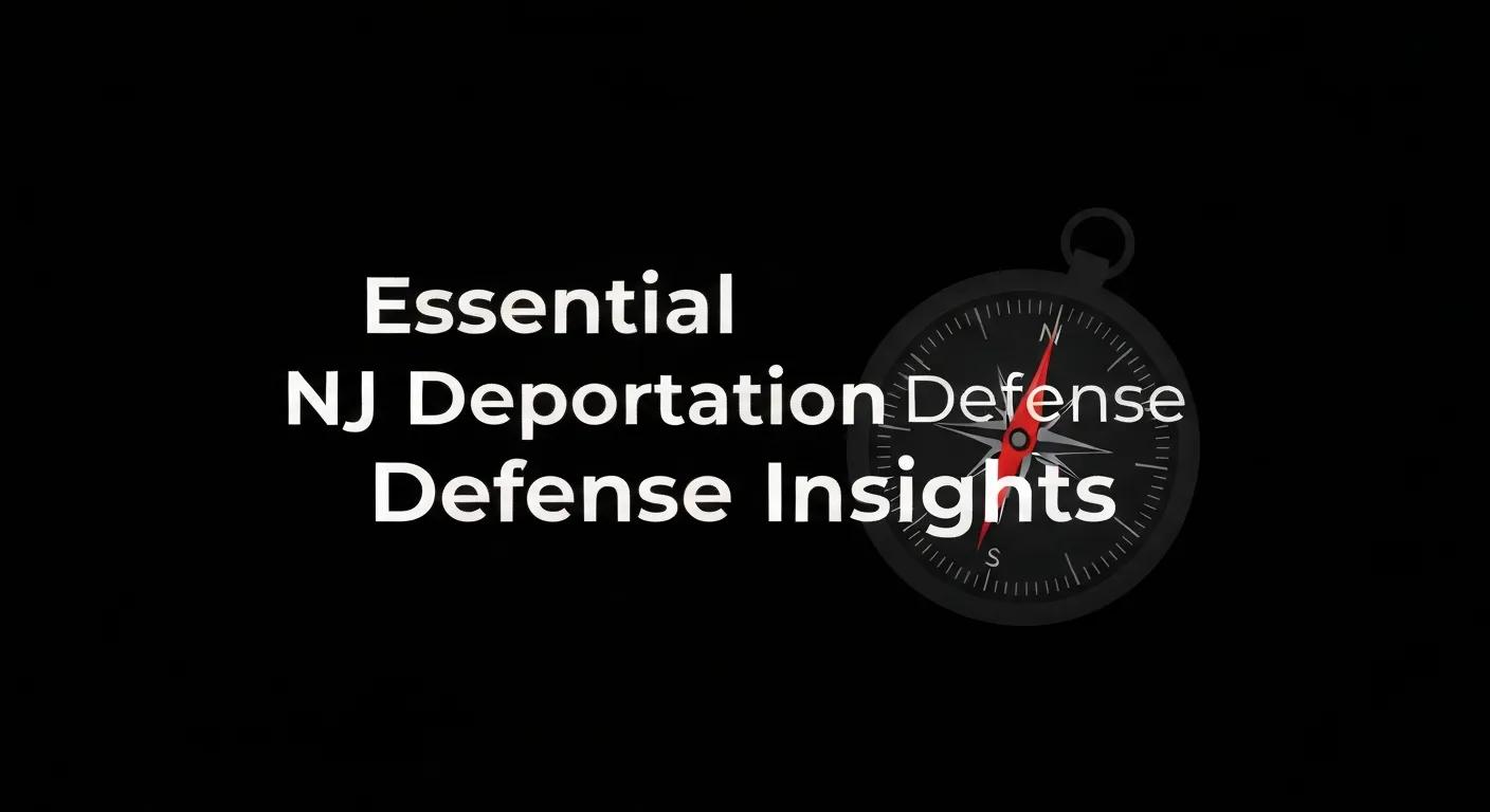 Essential NJ Deportation Defense Insights