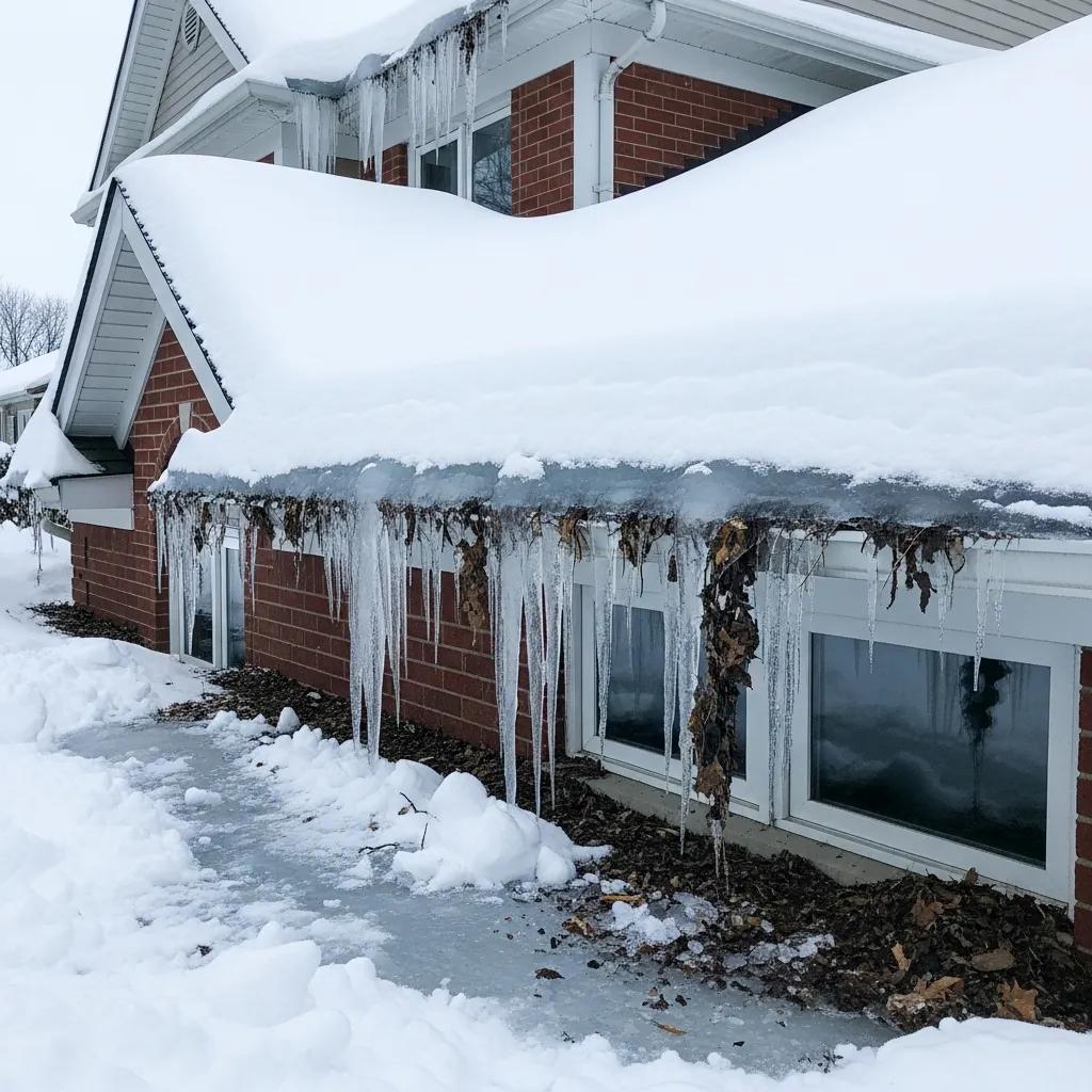 Blocked Gutters and Winter Roof Damage: The Hidden Threat