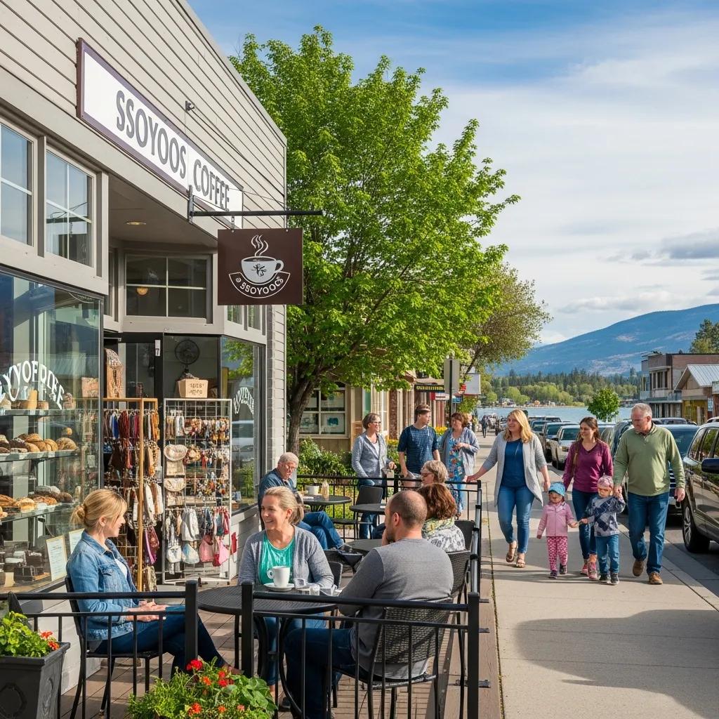 Local business in Osoyoos showcasing community engagement and vibrant atmosphere