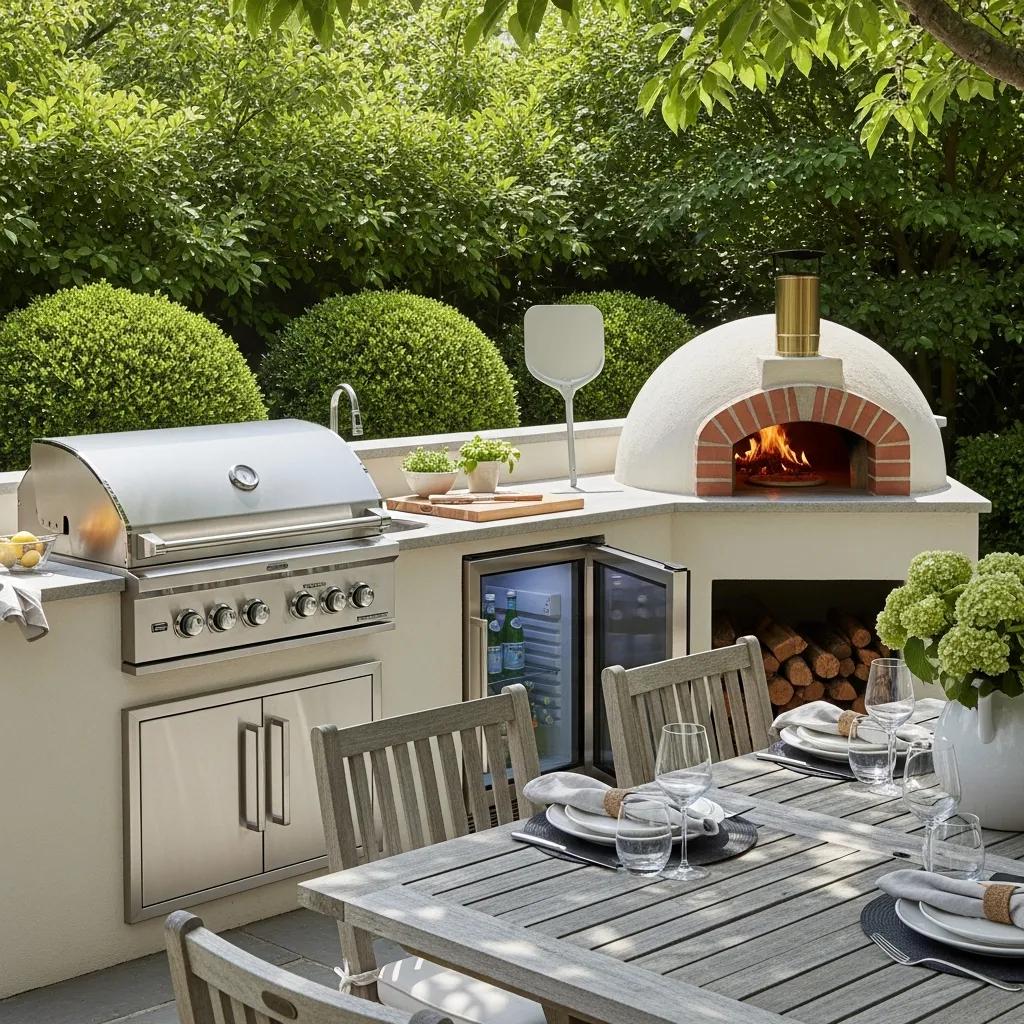 Outdoor Kitchen Appliances for Canadian Spring and Summer: Grills, Refrigerators, and Pizza Ovens
