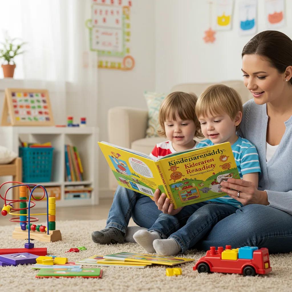 Parent reading to child, highlighting the importance of early literacy for kindergarten readiness