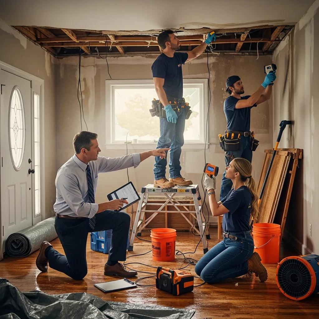 How Restoration Teams Work With Public Adjusters to Maximize Claims