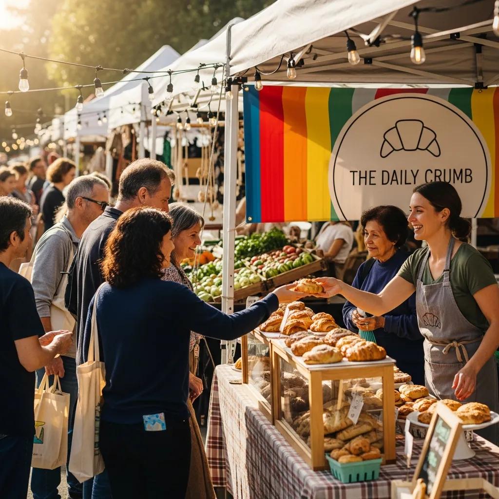 Small business owner engaging with customers, highlighting the importance of local citations for SEO