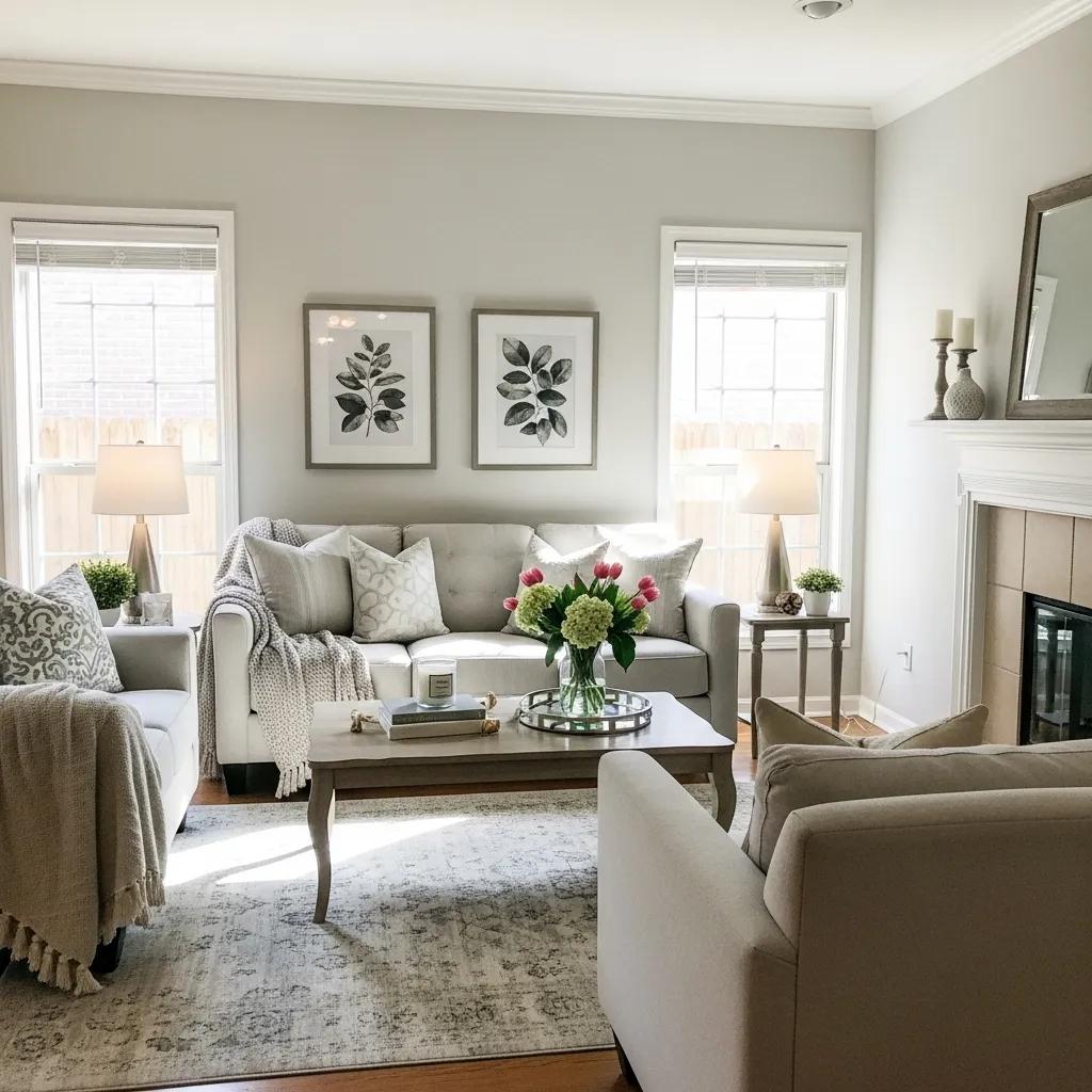 Staged home interior in The Woodlands, TX, highlighting the importance of presentation in home selling