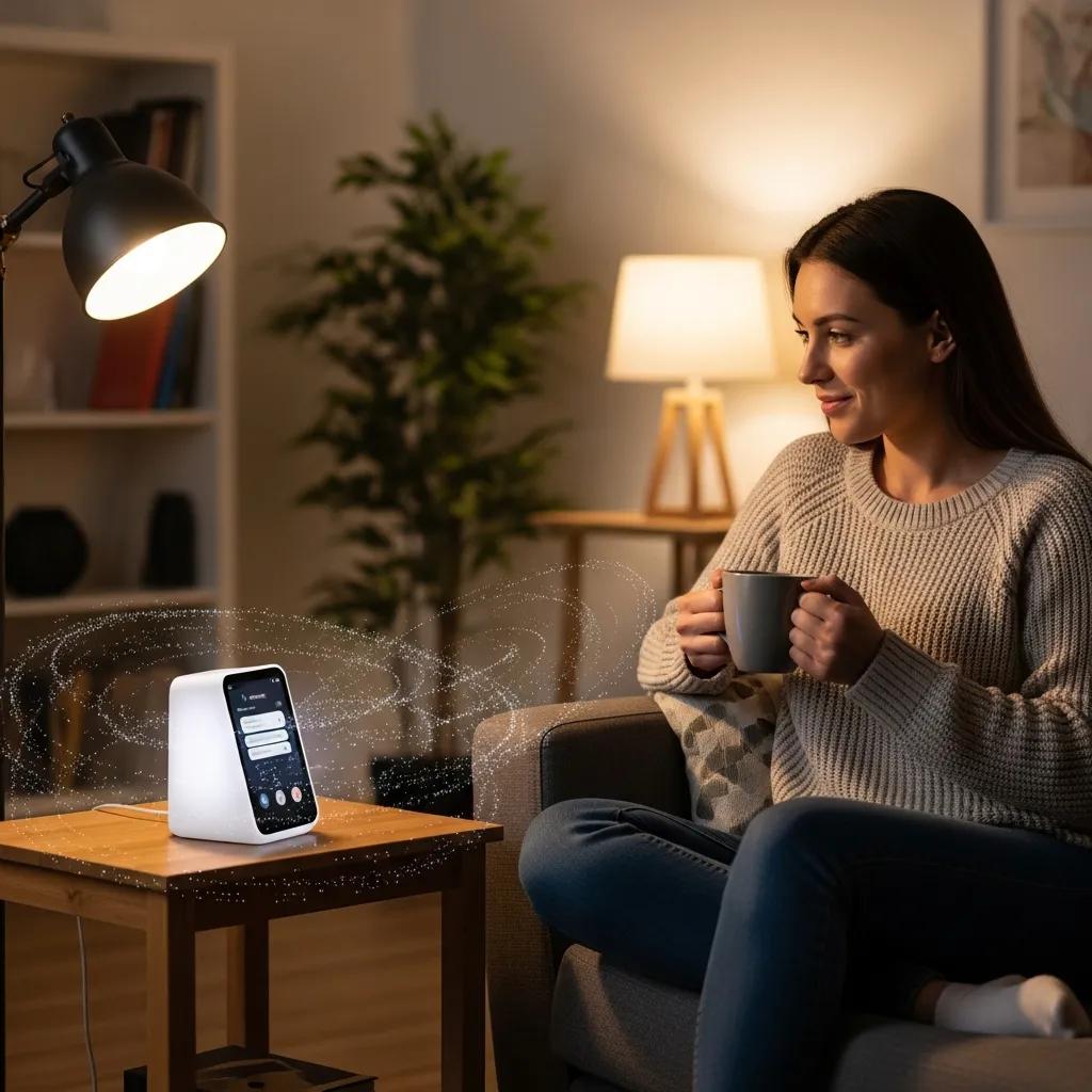 AI visibility strategy workspace with laptop and digital devices