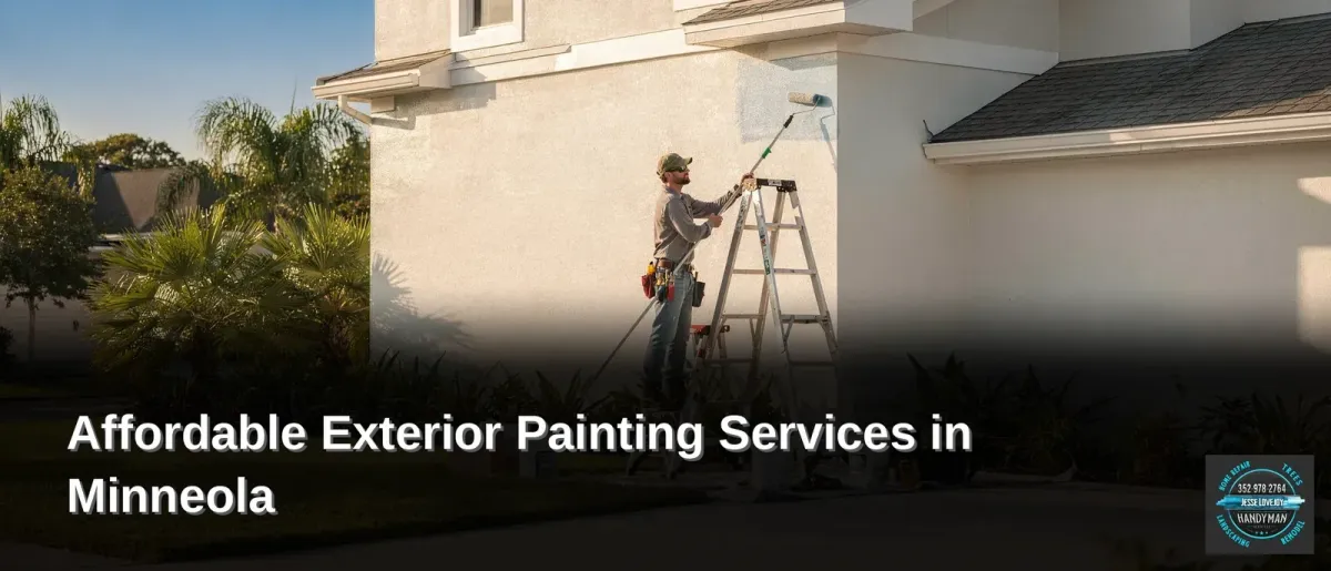 Professional exterior painting services are available in Minneola, Florida, from local providers.; Jesse Lovejoy Handyman