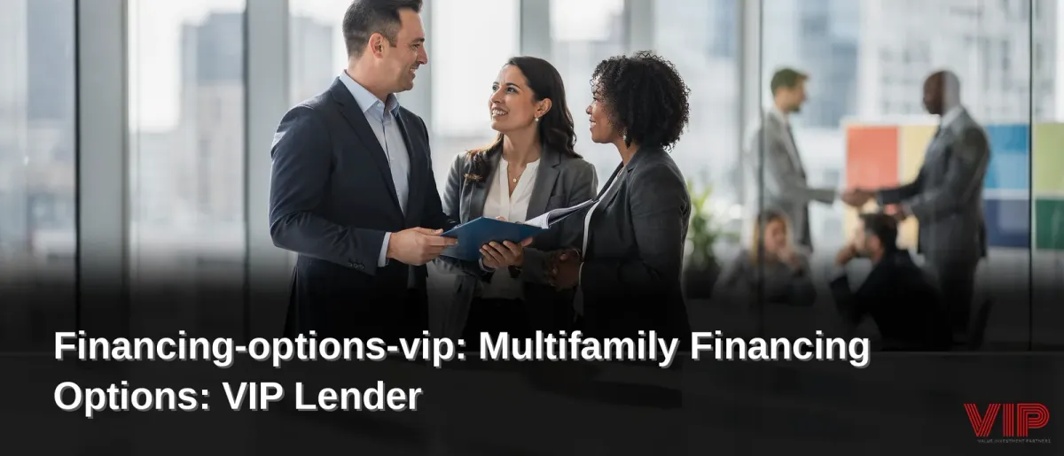 Financing-options-vip: Multifamily Financing Options: VIP Lender Types