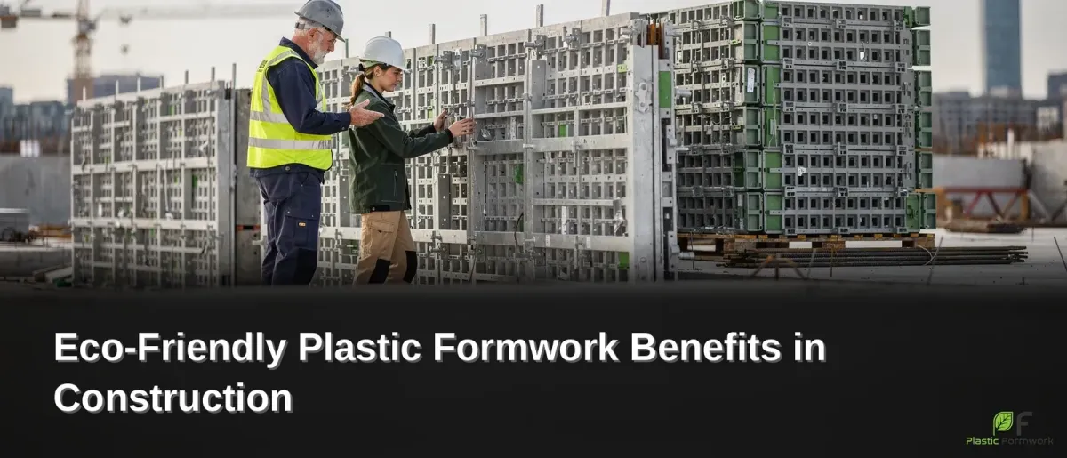 Plastic formwork is made from recycled materials, reducing construction waste.; It is reusable 50–100+ times