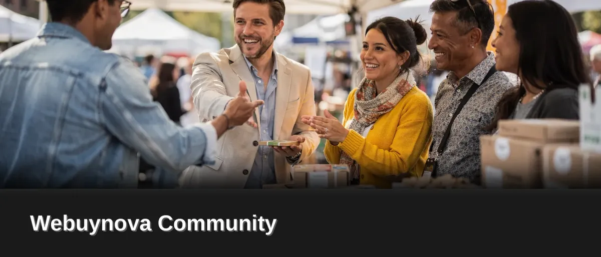 Why Does Community Matter When Selling Fast, Webuynova Community