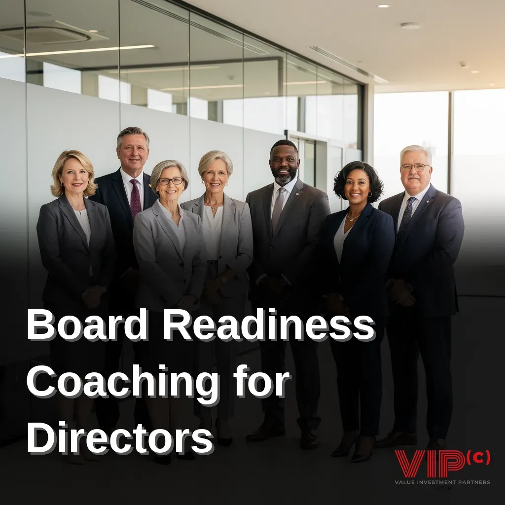 Board Readiness Coaching for Directors