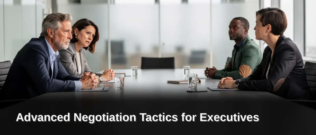 Advanced Negotiation Tactics for Executives