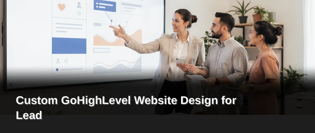 Why use a custom GoHighLevel website for lead generation in Small Businesses