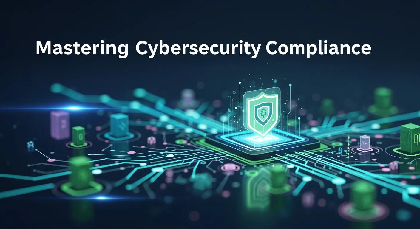Mastering Cybersecurity Compliance — guide visual