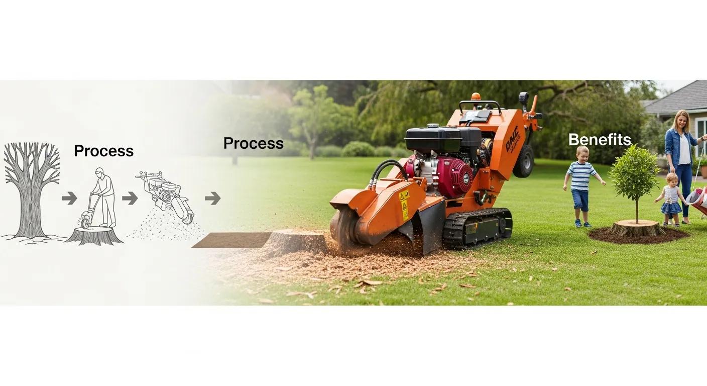 How Professional Stump Grinding Works