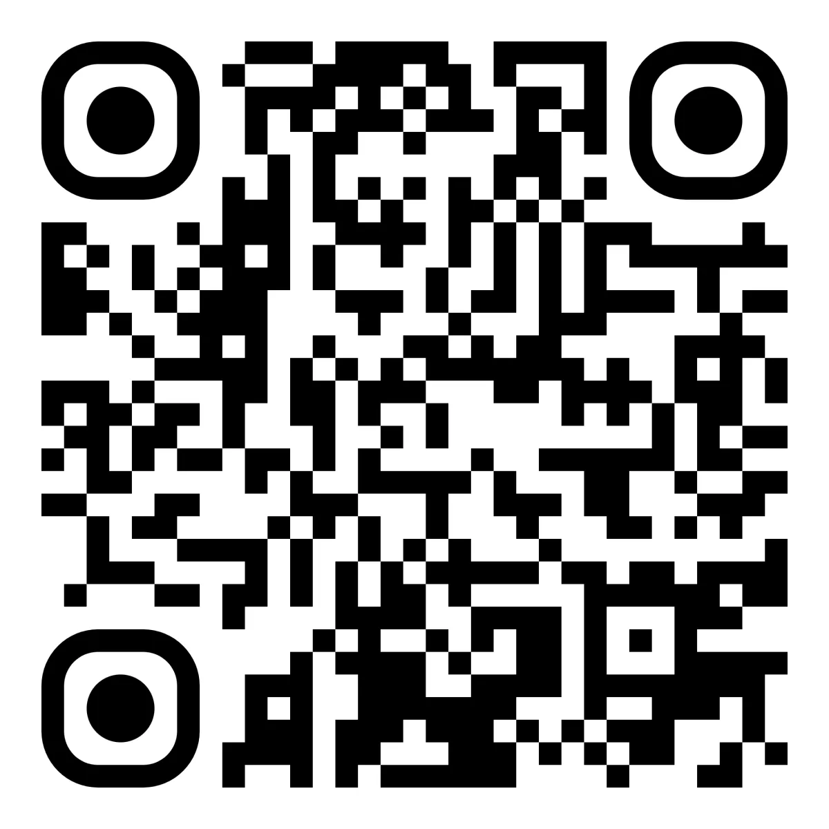 QR code to visit Chef Woods The Black Thai website