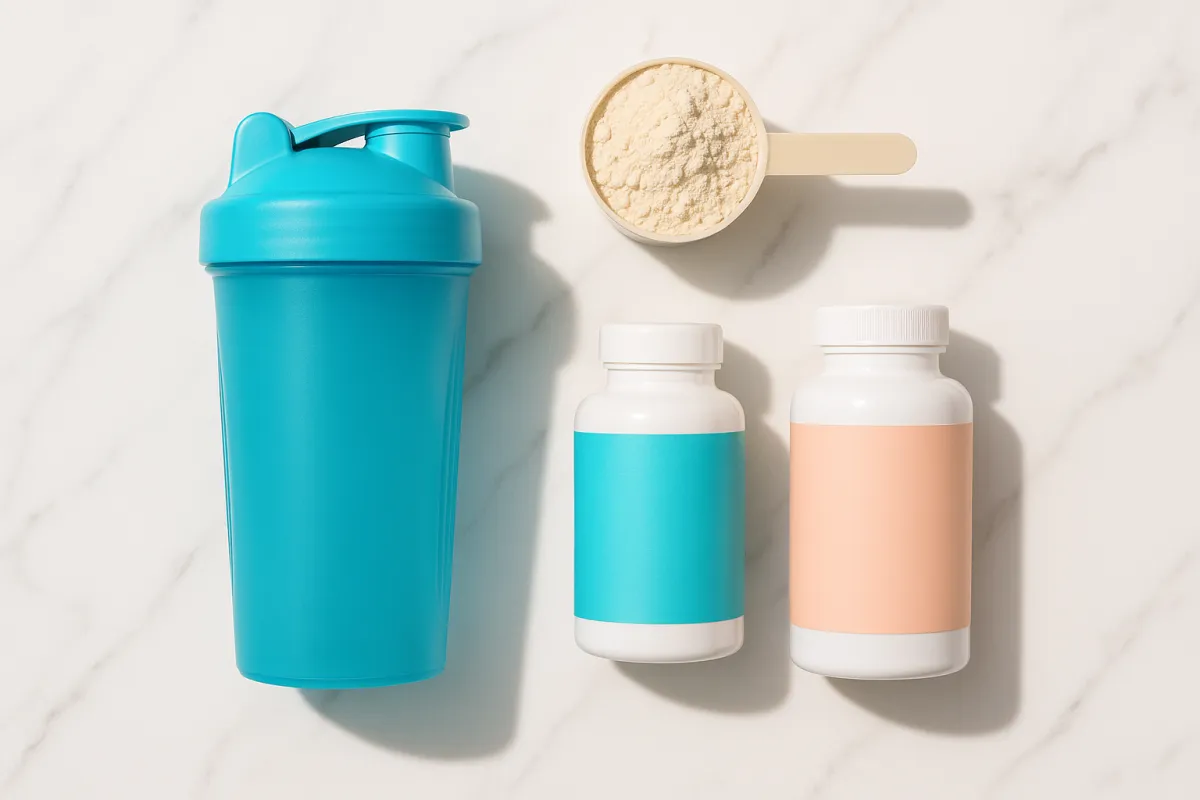 High quality protein supplements and shaker for medical weight loss at Premier Solutions Lakeland FL