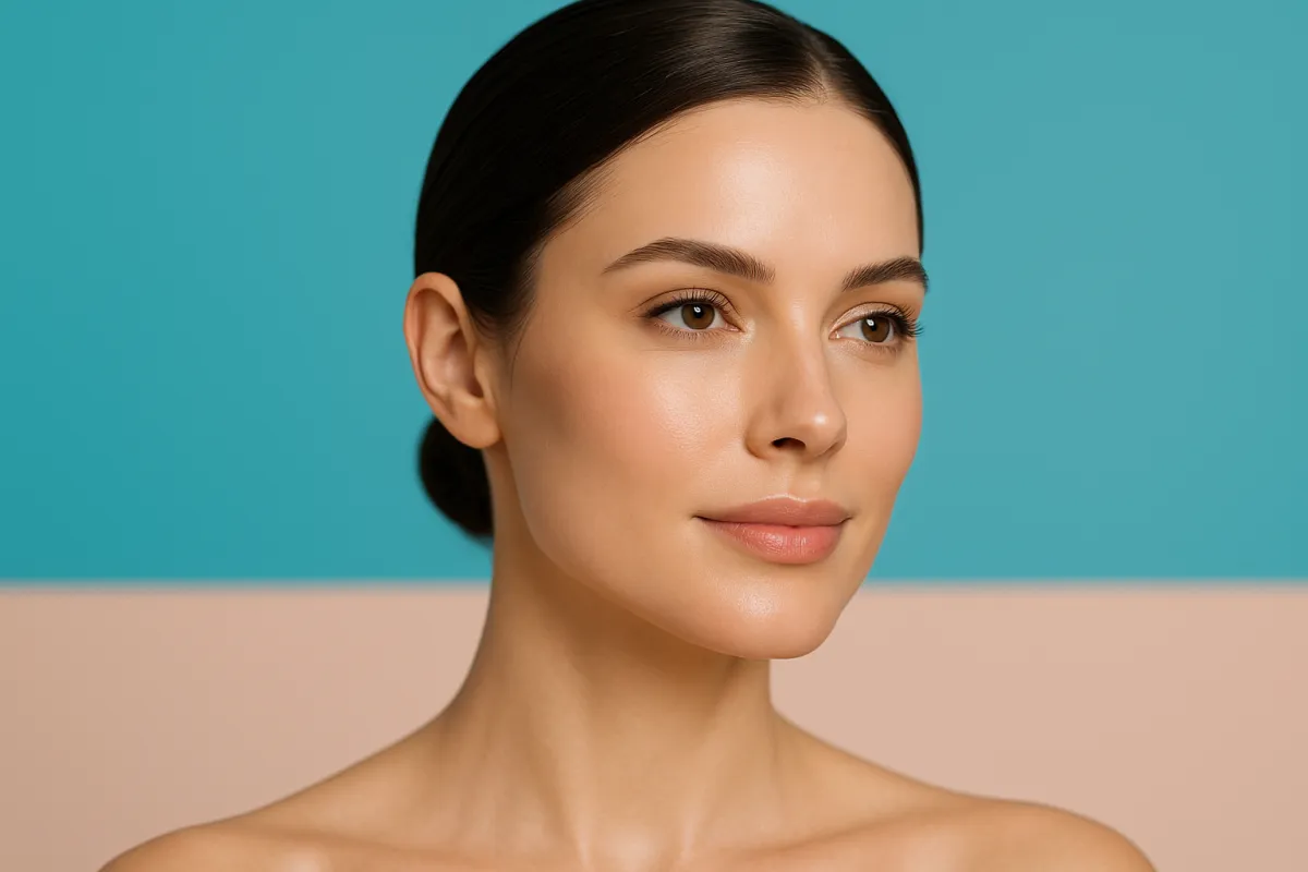 Woman with smooth youthful skin after Botox and fillers at Premier Solutions med spa Lakeland FL