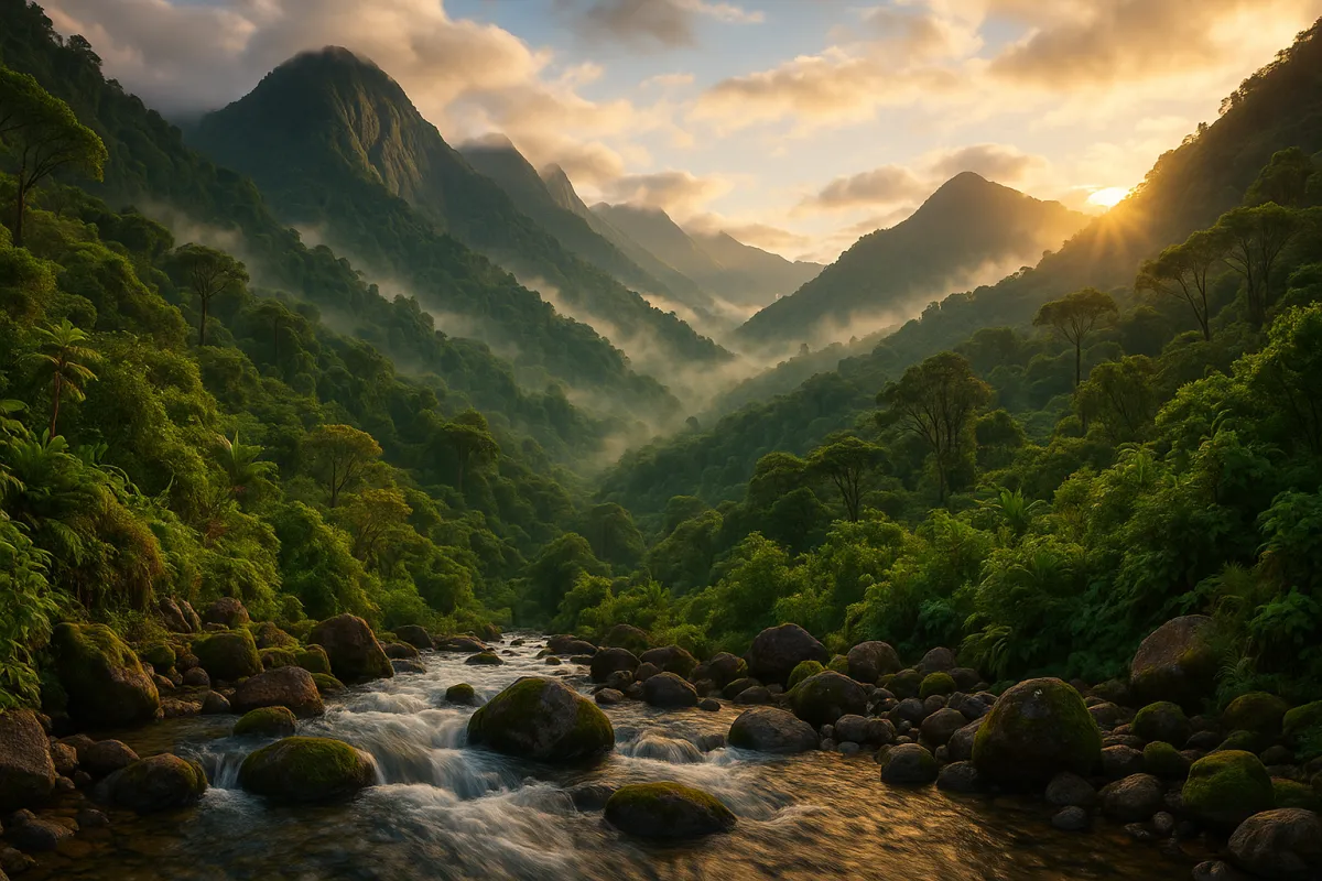 Breathtaking mountain landscape near San Gerardo De Dota Costa Rica - Sevegre Hotel