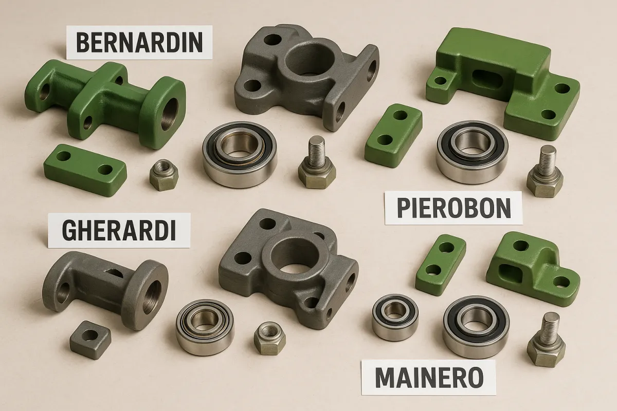 Repuestos para rastras de discos: compatibilidad con las principales marcas