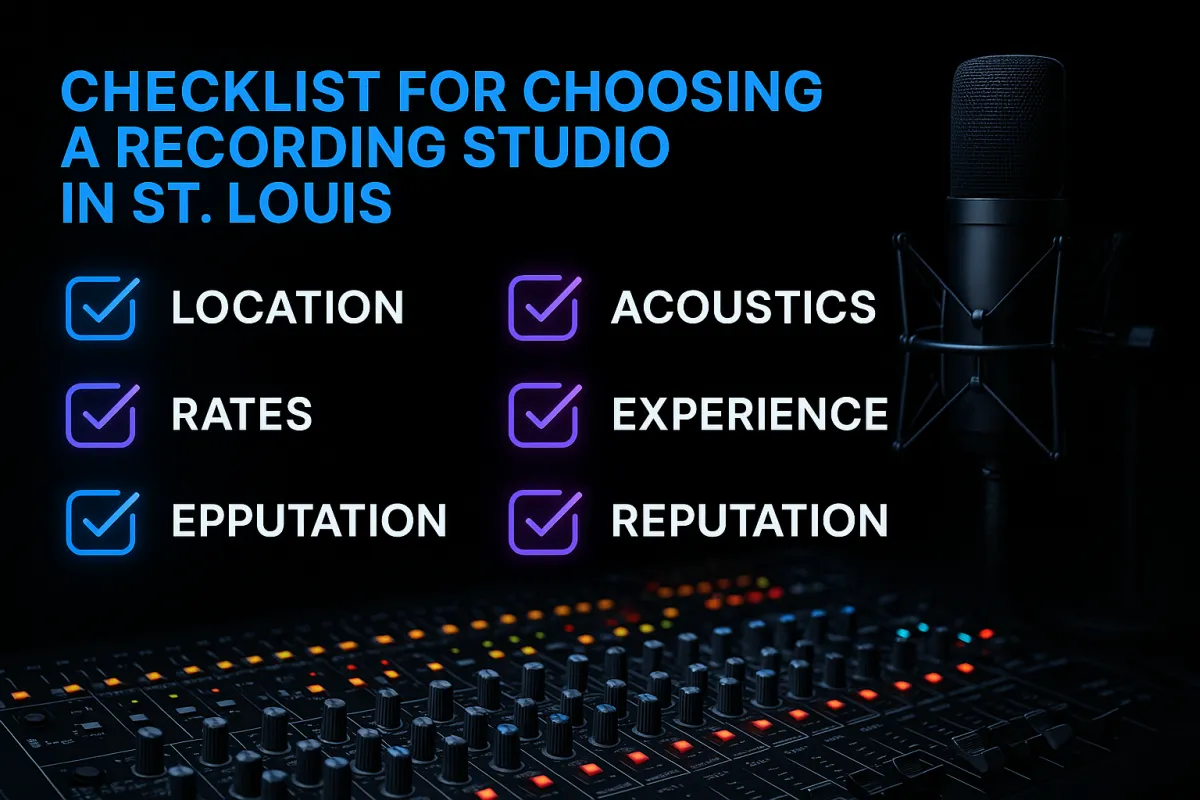 What to Look for in a St. Louis Recording Studio - Vivid Core Music