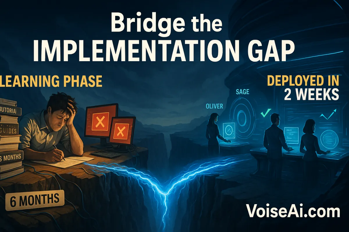 The Implementation Gap: Why Learning to Prompt Won't Save Your Business