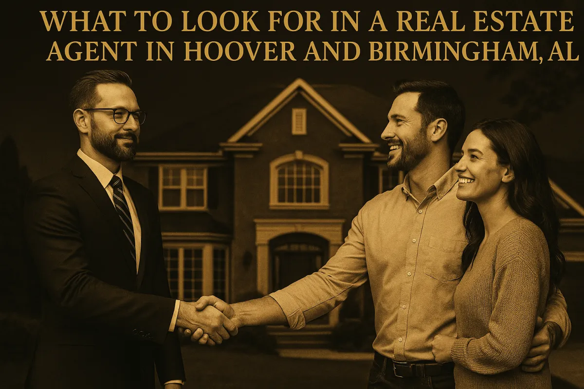 What to Look for in a Real Estate Agent in Hoover & Birmingham, AL