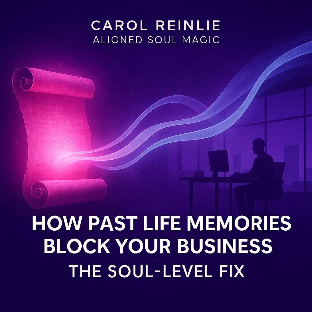 How past life memories are holding back your business - past life regression for entrepreneurs Carol Reinlie