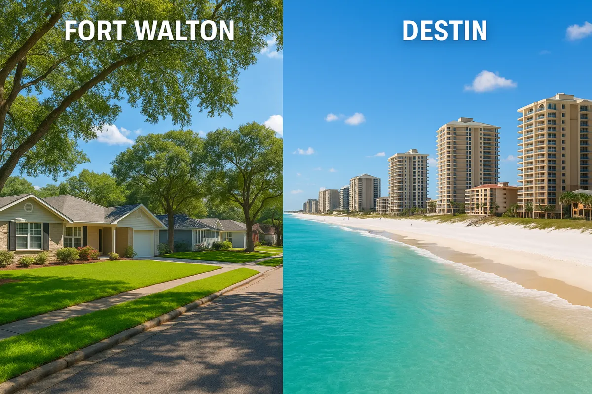 Fort Walton Beach vs. Destin, Florida: Which Emerald Coast Community is Right for You?