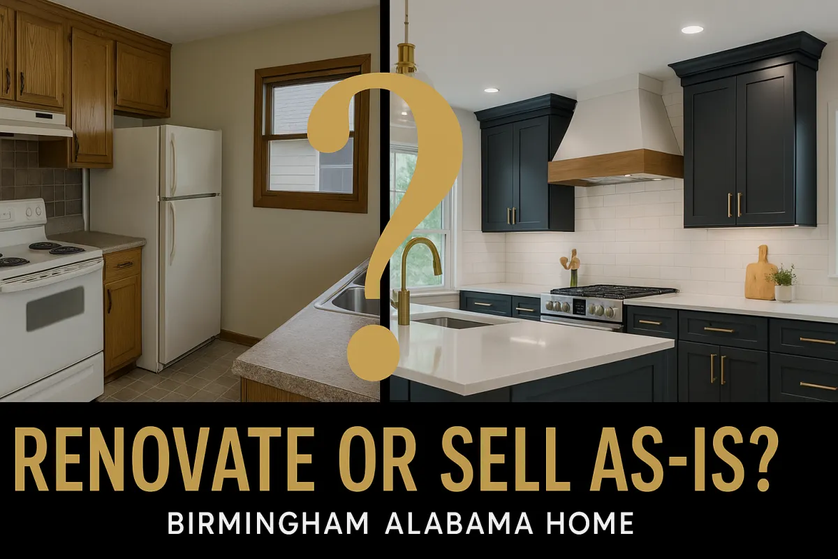 Should You Renovate Before Selling Birmingham Alabama - Benny Roberts Real Estate