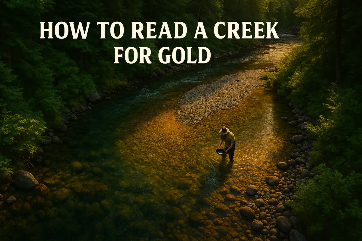 How to Read a Creek for Gold — Where It Actually Settles and Why