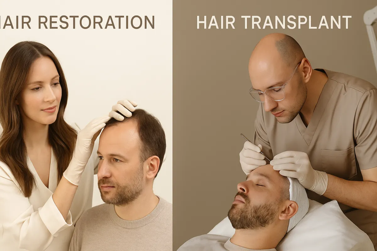 Hair Restoration vs. Hair Transplant: What's the Difference?