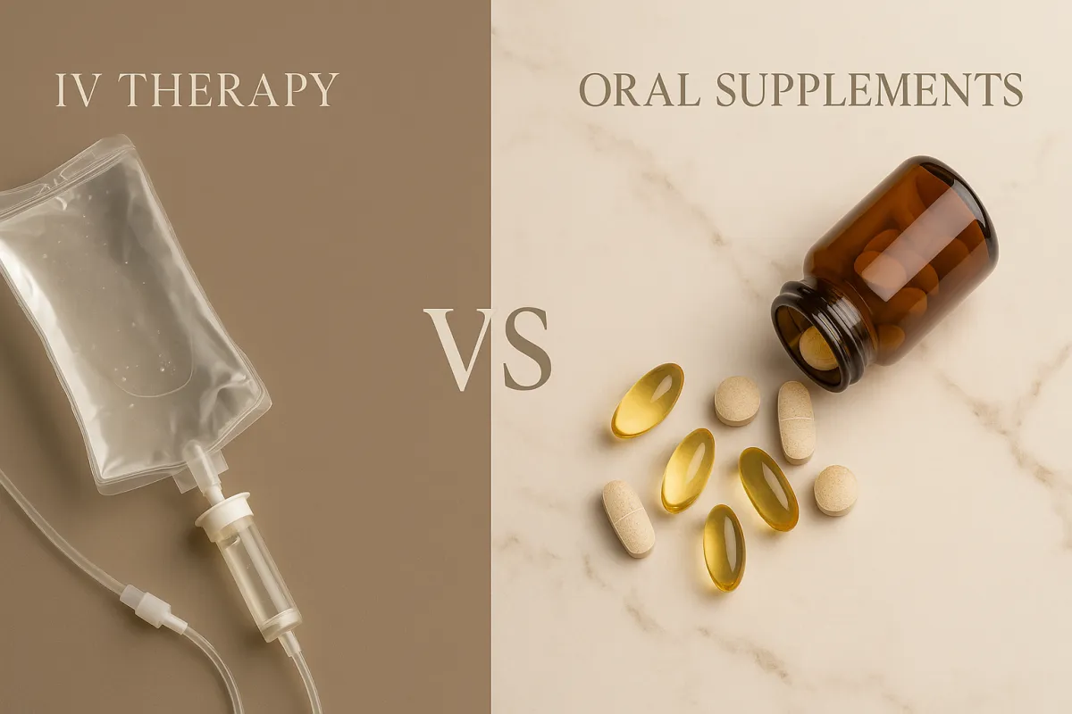 How IV Therapy Compares to Oral Supplements