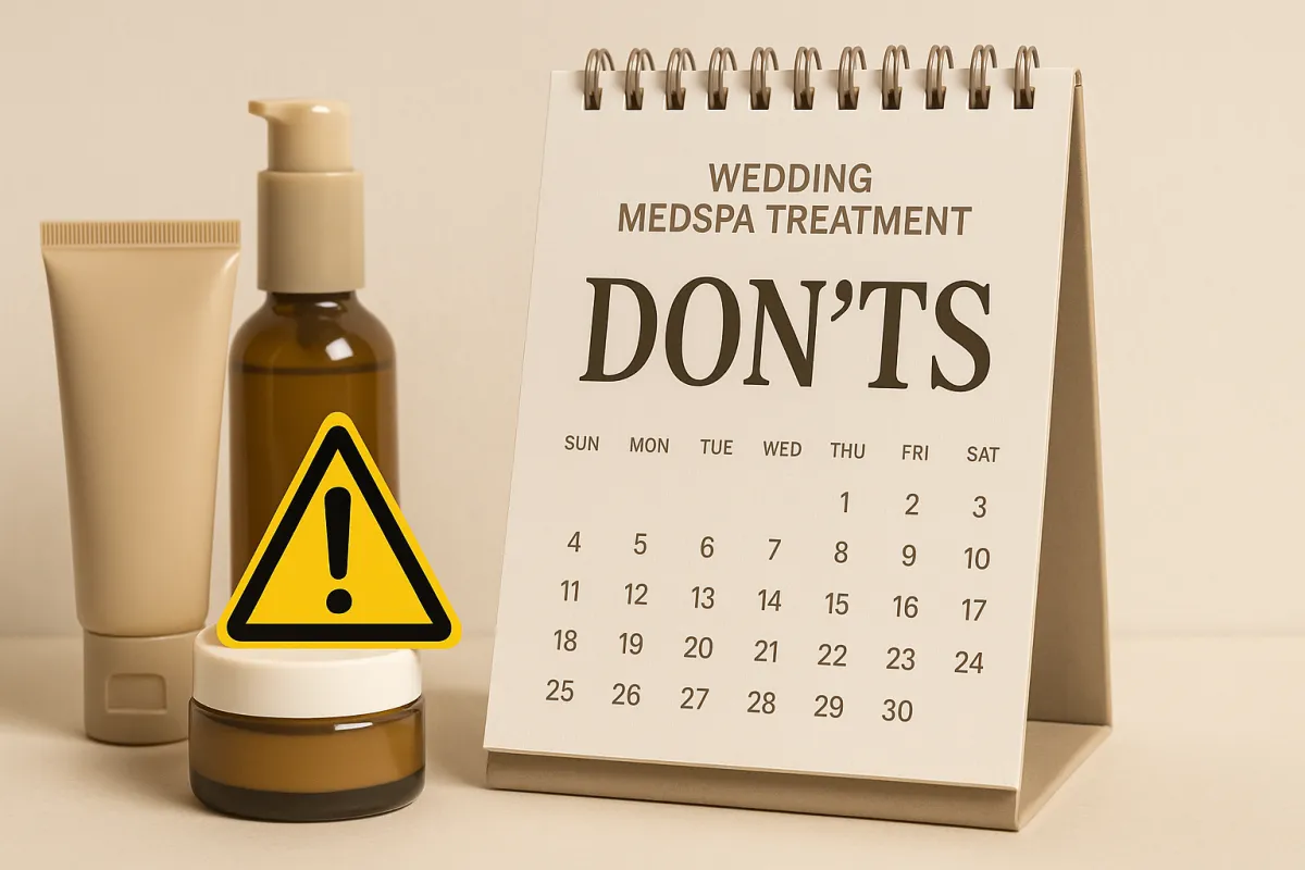 What NOT to Do Before Your Wedding: Aesthetic Treatments to Avoid Last-Minute