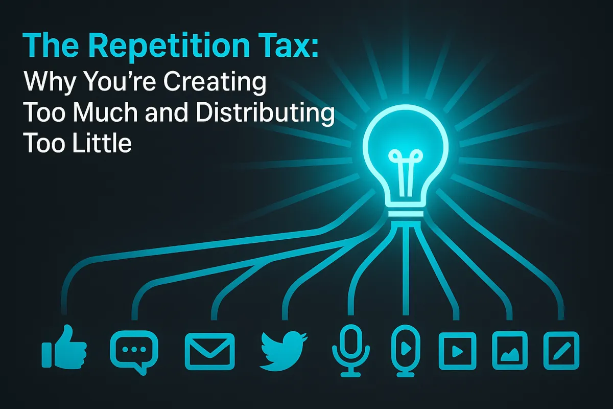 The Repetition Tax – The 1-to-10 content distribution rule for small business marketing