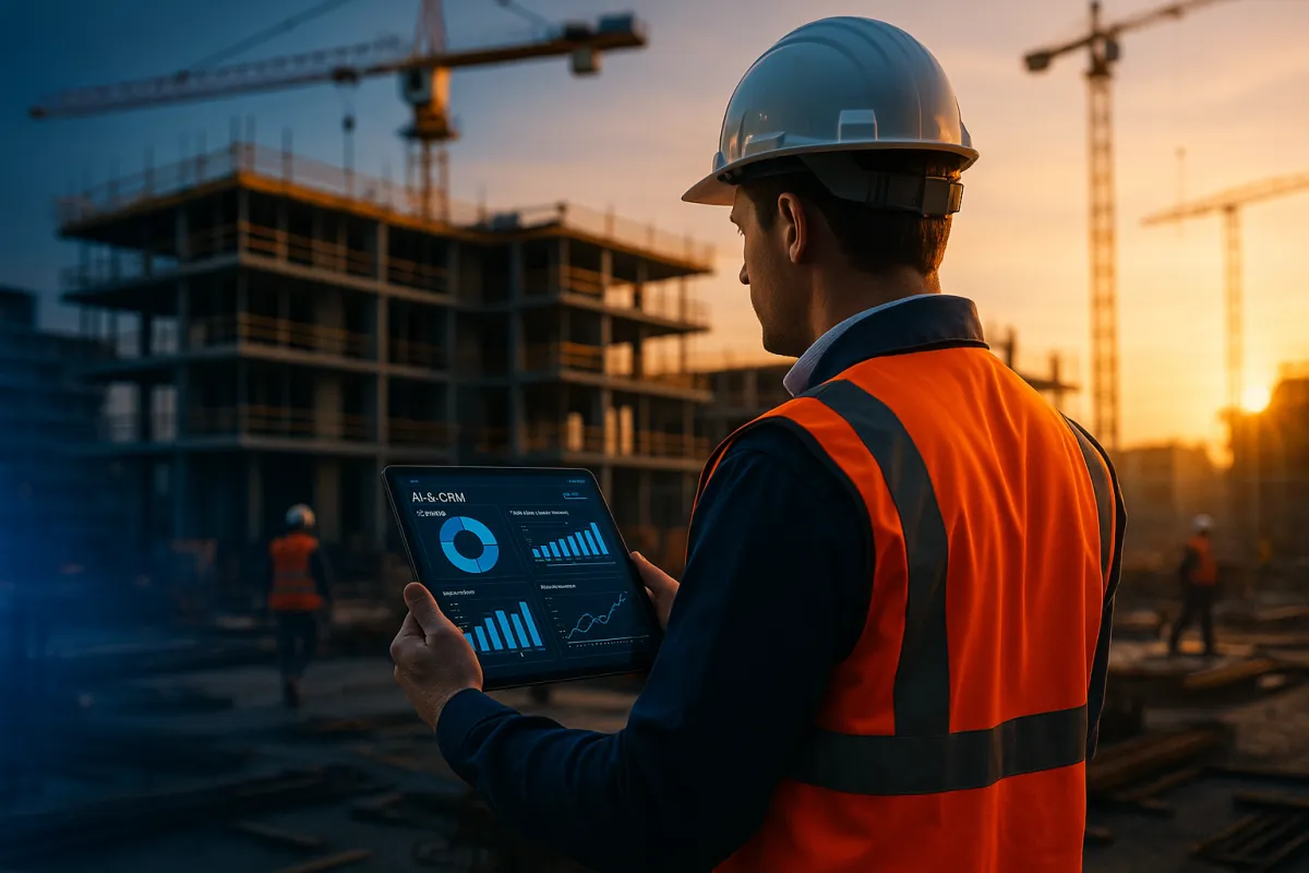 Bauunternehmen mit KI-Dashboard – GoHighLevel als bestes KI-Tool für Bauunternehmen 2026