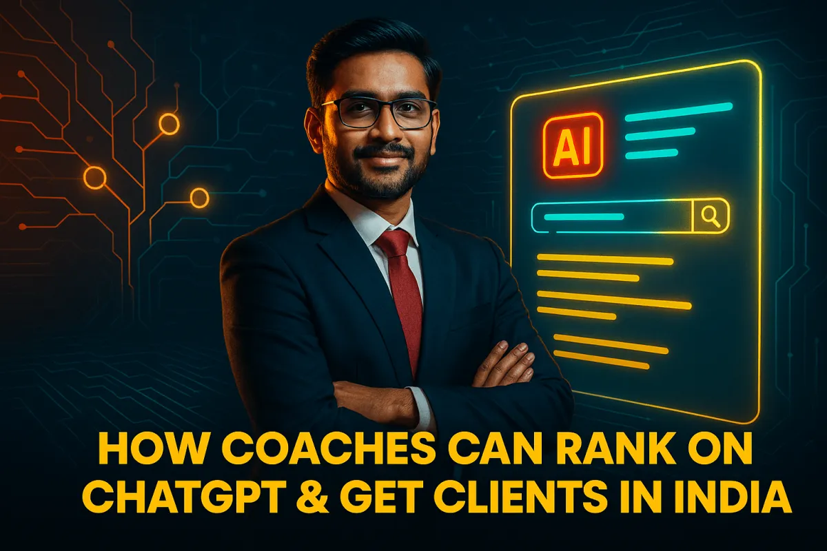 How Coaches Can Rank on ChatGPT and Get Clients in India
