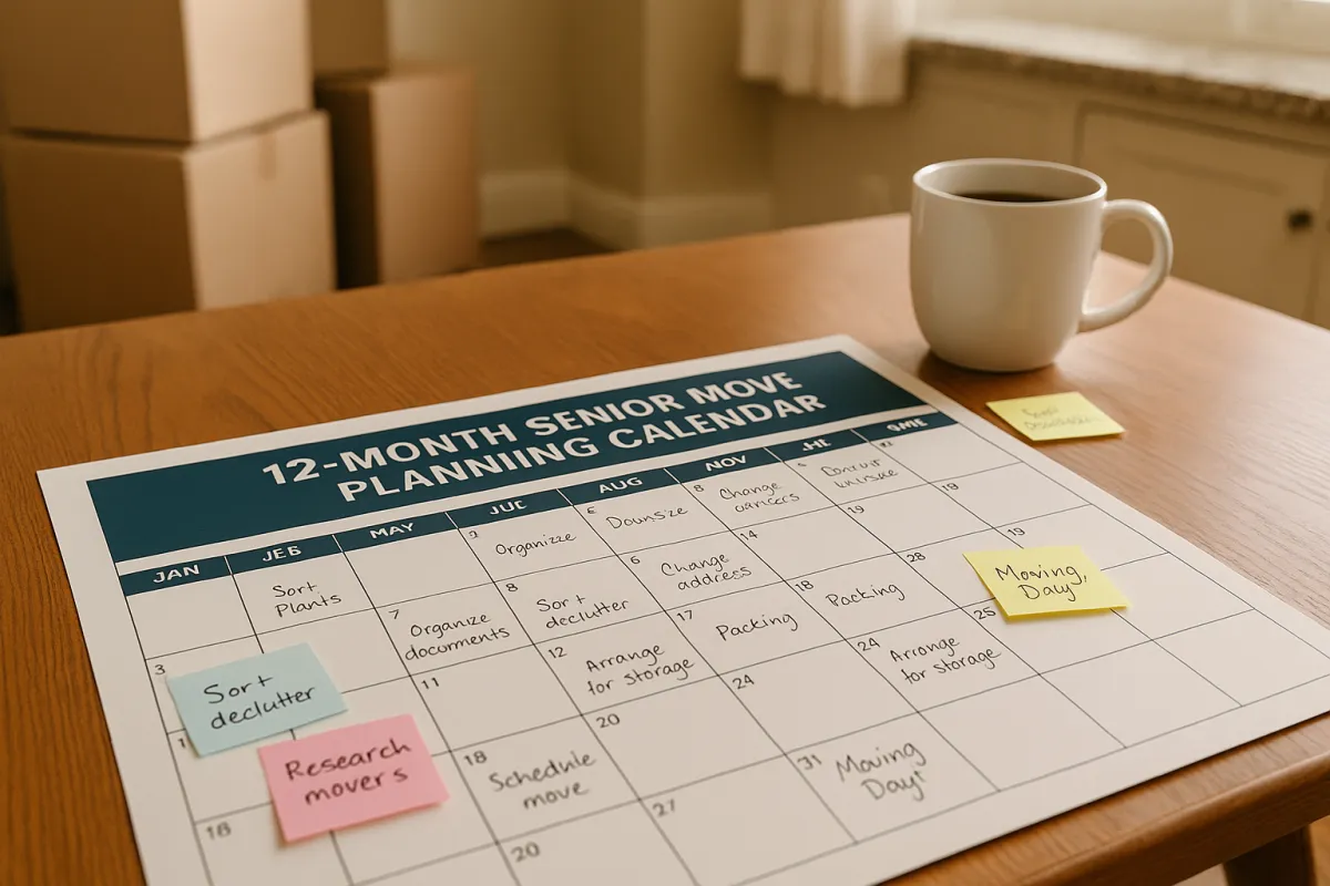 Your Complete 12-Month Minnesota Senior Move Checklist