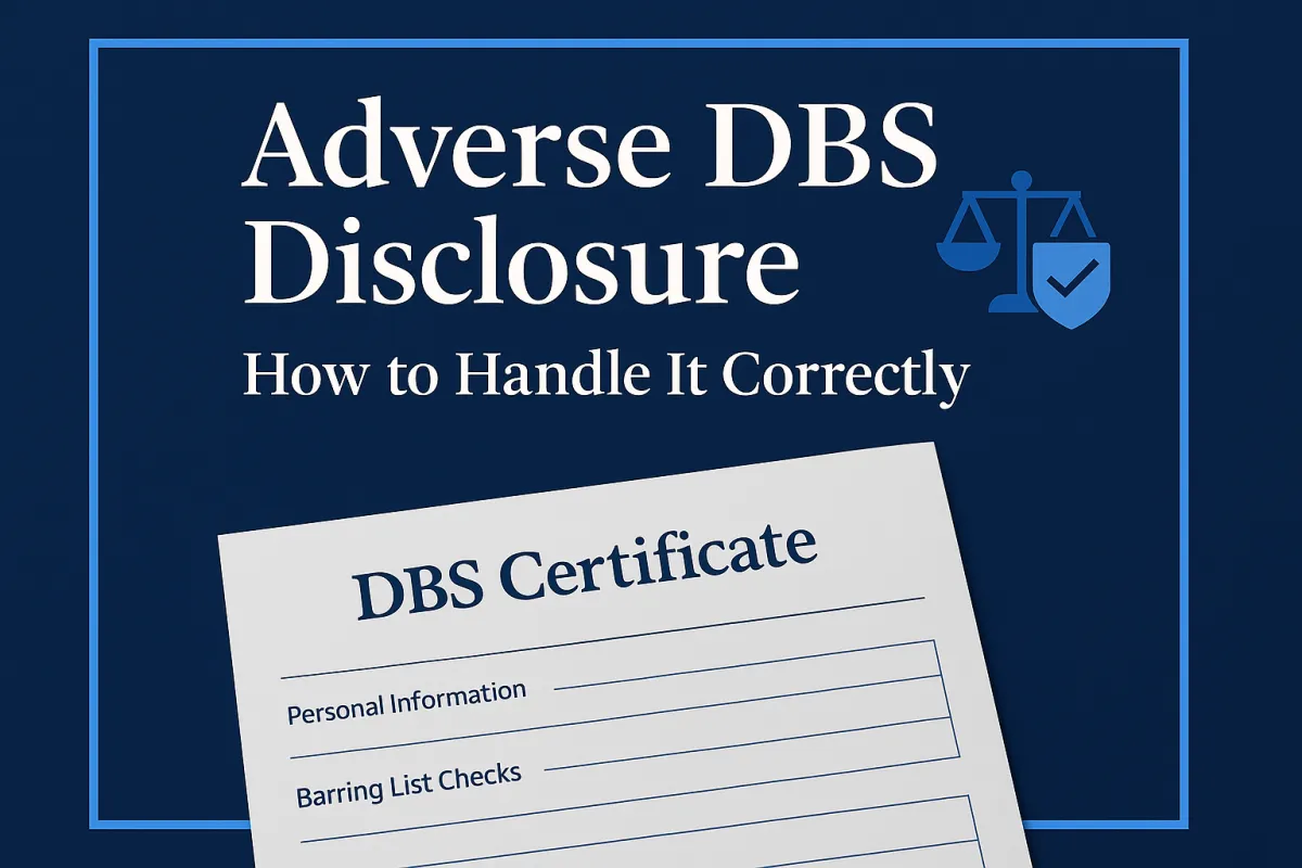 Adverse DBS Disclosure: How to Handle It Correctly | Vetting Hub